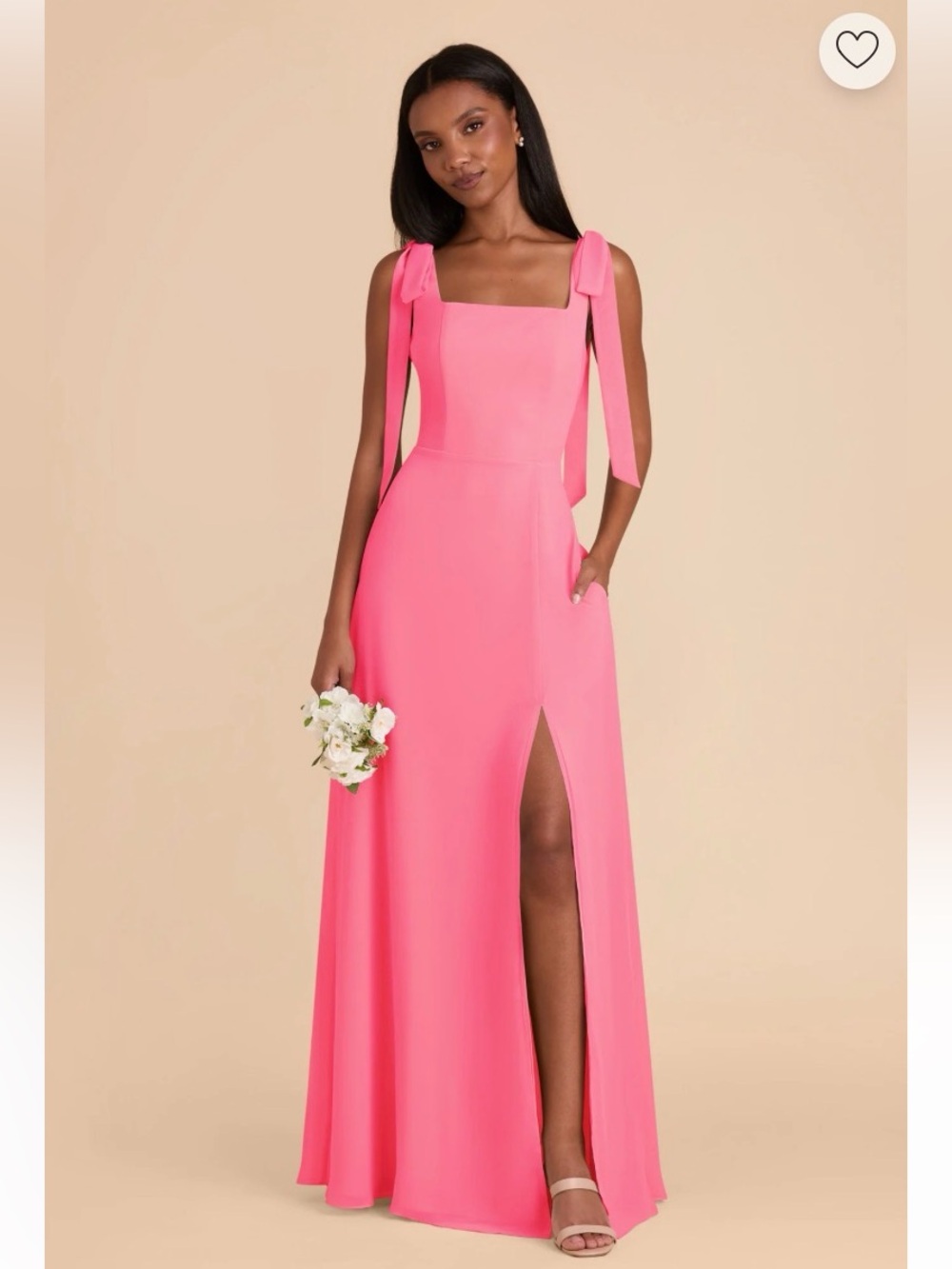 Birdy Grey Alex Bridesmaids Dress, Bon Bon Pink Color. Size M